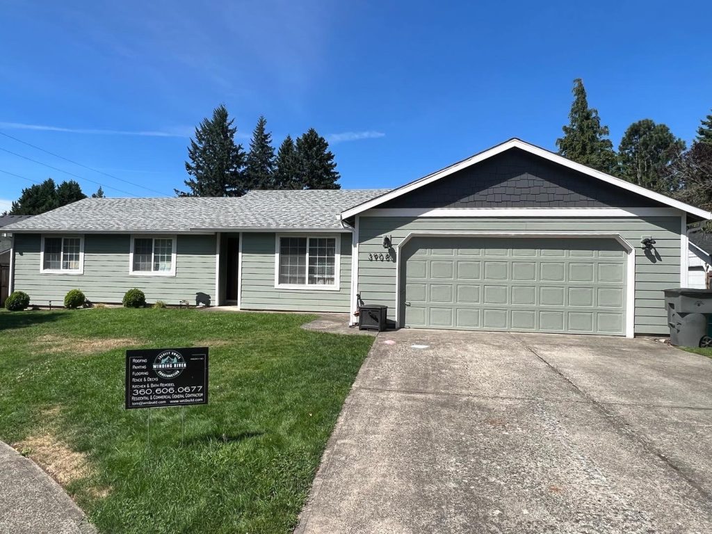 Home exterior project by Winding River Construction